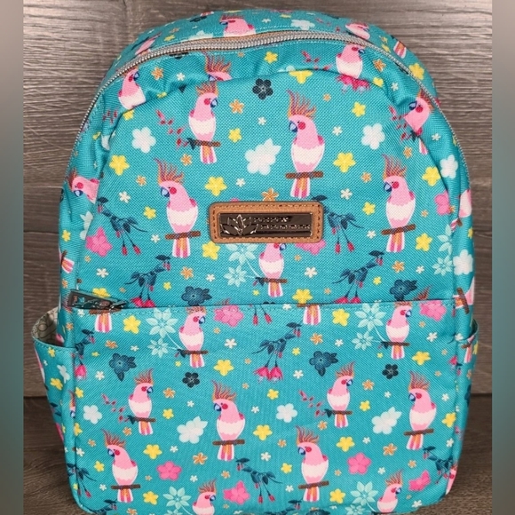 Lily Bloom Parrots in Paradise Eden Backpack NWT Karma Bloom main image 6